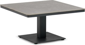 Tuintafel   90 x 90 cm  Grijs   Tivano in hoogte verstelbare