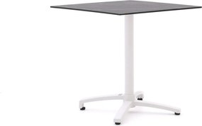 Inklapbare tafel Bellagio | Vierkant | Tuintafel Kunststof | 70x70cm | 2 personen | Kees Smit Tuinmeubelen