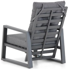 Stoel en Bank Loungeset Aluminium Grijs 4 personen Lifestyle Garden Furniture Batala