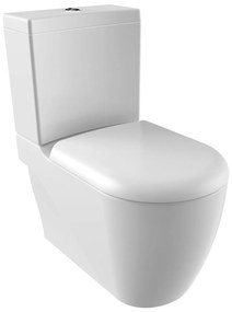 Toiletpot Staand Boss & Wessing Grande Onder En Muur Aansluiting Wit