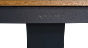 Barset 4 personen 180 cm Rope Grijs Lifestyle Garden Furniture Vicente/Noelle