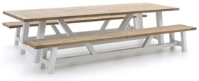 + 10% kassakorting | Picknickset Bellagio | 10 personen | Tuinset teakhout | 3-delig | Kees Smit Tuinmeubelen