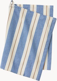 Handgemaakte theedoek Palermo met strepen