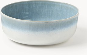 Handgemaakte saladeschalen Danza met reactief glazuur