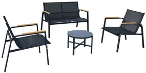 Moreno Garden Point tuinset zwart