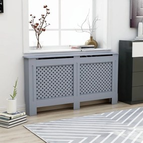vidaXL Radiatorombouw 152x19x81 cm MDF antraciet