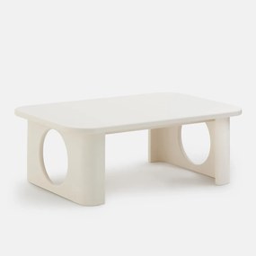 Salontafel met gebeeldhouwde poten, lengte 88 cm, MORTI