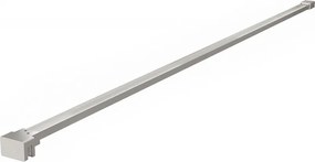 Mexen eenvoudige steun voor douchewand 6-8 mm, geborsteld nikkel - 800-01-97