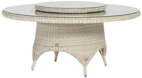 4 Seasons Outdoor Victoria tuintafel Ø 170 cm Provance Tuintafel beige weerbestendig