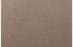 Goossens Bank Suite bruin, stof, 3-zits, elegant chic met ligelement rechts