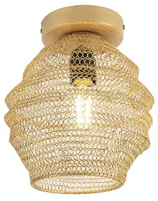 Oosterse plafondlamp goud - Nidum BeneOosters E27 rond Binnenverlichting Lamp