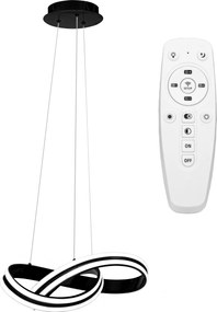 Moderne LED plafondlamp PILOT APP817-CP ZWART