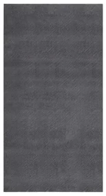 vidaXL Vloerkleed wasbaar zacht shaggy anti-slip 80x150 cm antraciet