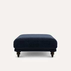 Voetenbank van fluweel chenille, Lazare