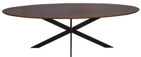 Starfurn Ferris Ovale Eettafel Walnoot 240 Cm - 240 X 110cm.