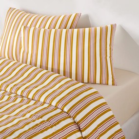 Beddengoed set 30% gerecycled katoen, rechthoekige kussensloop, DAIRIS