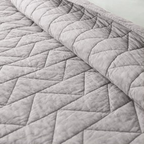 Gematelasseerde beddensprei in katoen Zig Zag Scenario