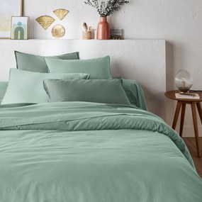 Effen dekbedovertrek in gewassen katoen, Scenario