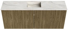 Mondiaz Joya DLux 100cm toiletmeubel dusk met wastafel faye midden 1 kraangat ostra