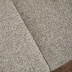 Beige Bank Met Decoratieve Strepen Hoek Links