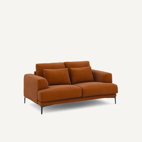 2-zits bank in linnen fluweel, Marsile