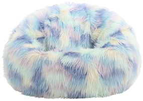 Cloudy Faux Fur Zitzak - Multicolour