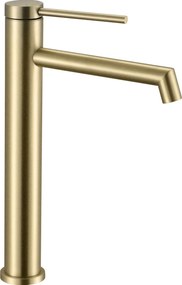 Wastafelkraan Rea Foss Gold Brush High