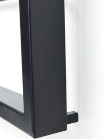 Kare Design Bistro Zwart Wijnrek Hangend - 42x6x120cm.