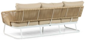 Stoel en Bank Loungeset 5 personen  Wit  Hartman Corsica/Lunaro