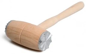 Vleeshamer, beukenhout met aluminum