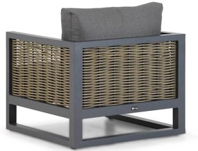 Hoek loungeset 6 personen Aluminium/wicker Grijs  Santika Furniture Santika