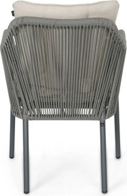Tuinstoel Rope Grijs-antraciet De Laan Marbella