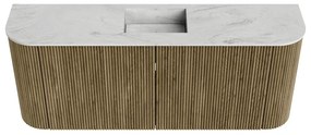 Mondiaz Joya DLux 105cm toiletmeubel ronding links/rechts dusk met wastafel faye midden zonder kraangat opalo
