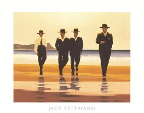 Kunstdruk The Billy Boys, 1994, Jack Vettriano, (50 x 40 cm)