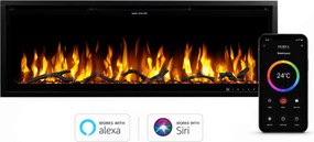 FJORTA Elektrische Sfeerhaard 50" ODIN – 127 cm – 800 / 1600 Watt