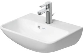 Duravit Starck Me fontein zonder kraangat met overloop 45x32cm mat wit 0719453210