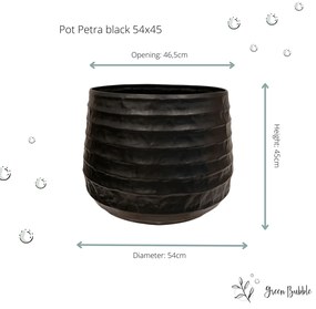 Pot Petra zwart