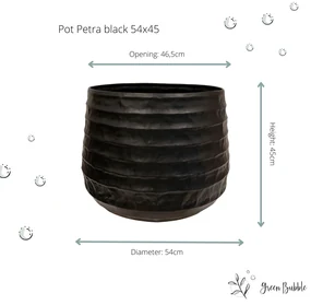 Pot Petra zwart
