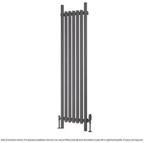 Eastbrook Lambourne horizontale radiator 40x180cm 888W antraciet