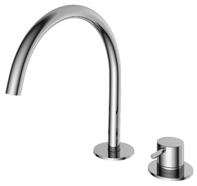 Hotbath Cobber verhoogde wastafelmengkraan 2gats chroom