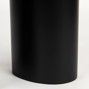 Tafeltjes Set Zwart Hout Organisch - 48 X 32cm.
