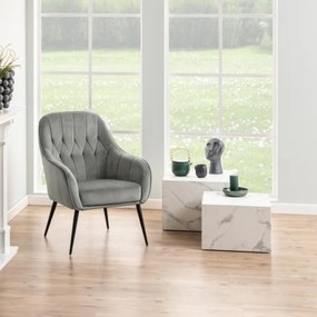 Vierkante Salontafelset Wit Marmer Look