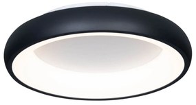 Moderne plafondlamp zwart 45cm incl. LED dimbaar - Cardona rond Binnenverlichting Lamp