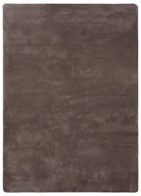 vidaXL Vloerkleed teddy 170x120 cm taupe