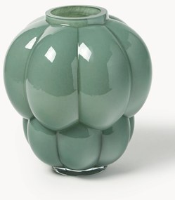 Mondgeblazen glazen vaas Uva, H 28 cm