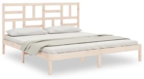 vidaXL Bedframe massief hout 200x200 cm