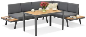 Tuinmeubelset Adria Garden Point antraciet