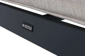 Stoel en Bank Loungeset 5 personen Aluminium/Polywood (teakfinish) Grijs  Lifestyle Garden Furniture Bilbao