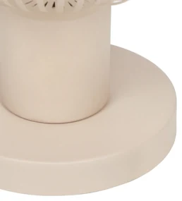 Moderne draad tafellamp beige 23cm - Gila Modern E27 bol / globe / rond Binnenverlichting Lamp