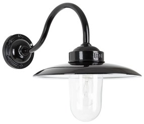Stallamp Solingen Zwart met Dag/Nacht Sensor LED Lamp
